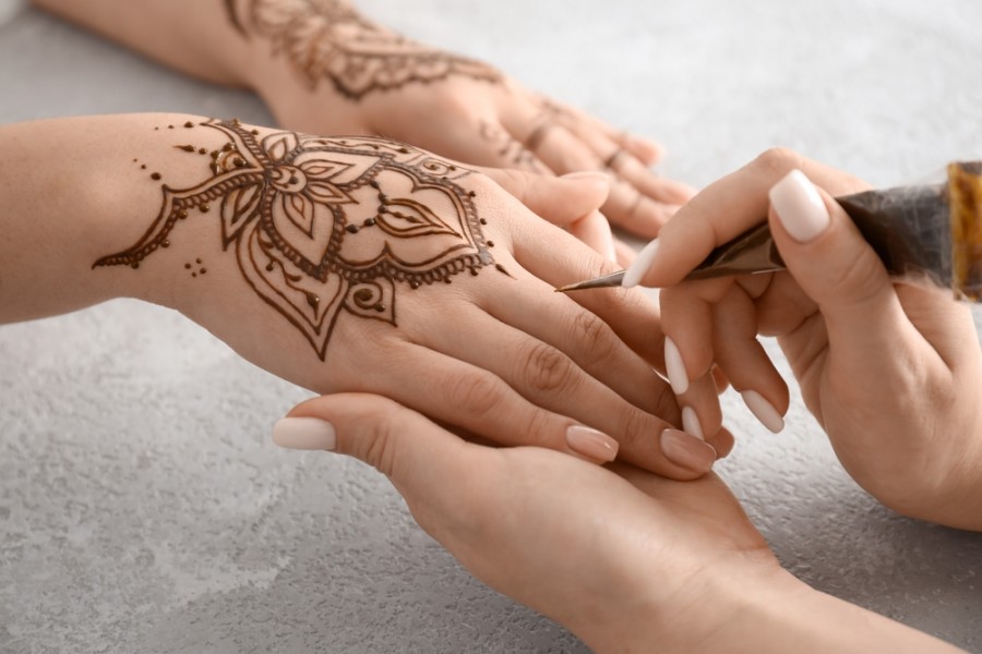 Quels sont les motifs les plus populaires pour le henné sur les mains ?